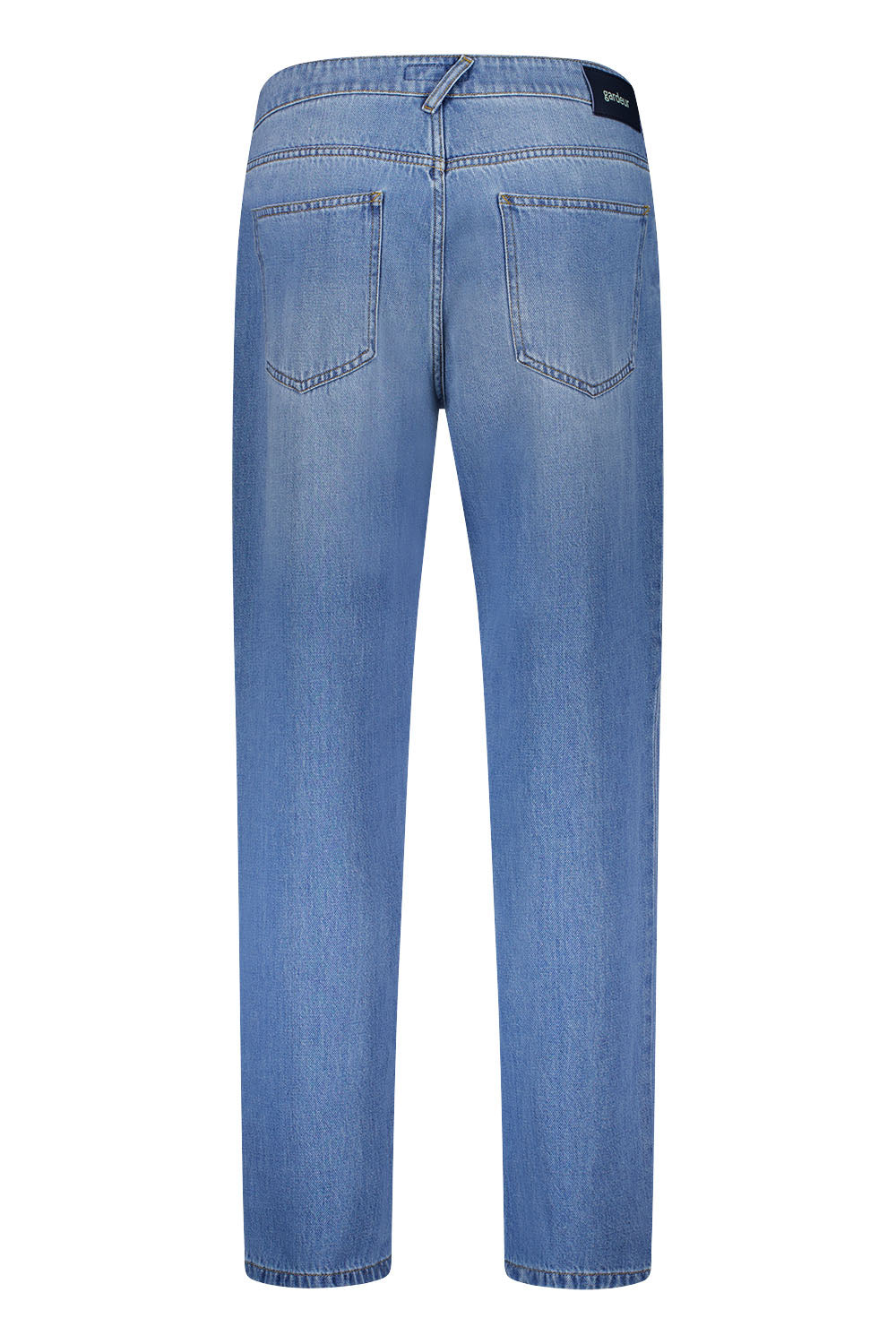 Gardeur Men Herren Hose LUCA - Loose Fit - LUCA-471901-7166 - light stone used - Blau