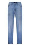 Gardeur Men Herren Hose LUCA - Loose Fit - LUCA-471901-7166 - light stone used - Blau