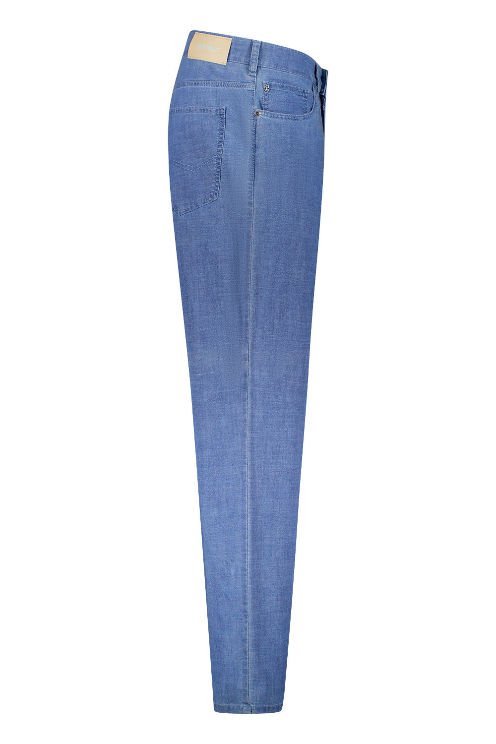 Gardeur Men Herren Hose REZA - Relaxed Fit - REZA-471531-7166 - light stone used - Blau