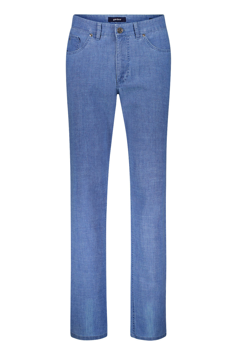 Gardeur Men Herren Hose REZA - Relaxed Fit - REZA-471531-7166 - light stone used - Blau