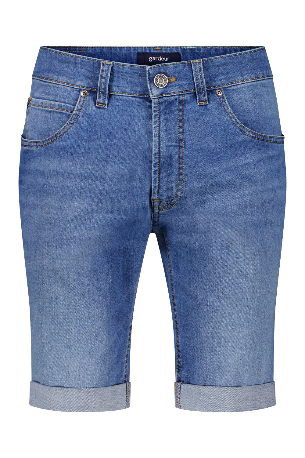 Gardeur Men Herren Hose JOHN-3 - Modern Fit - JOHN-3-471201-7167 - stone used - Blau