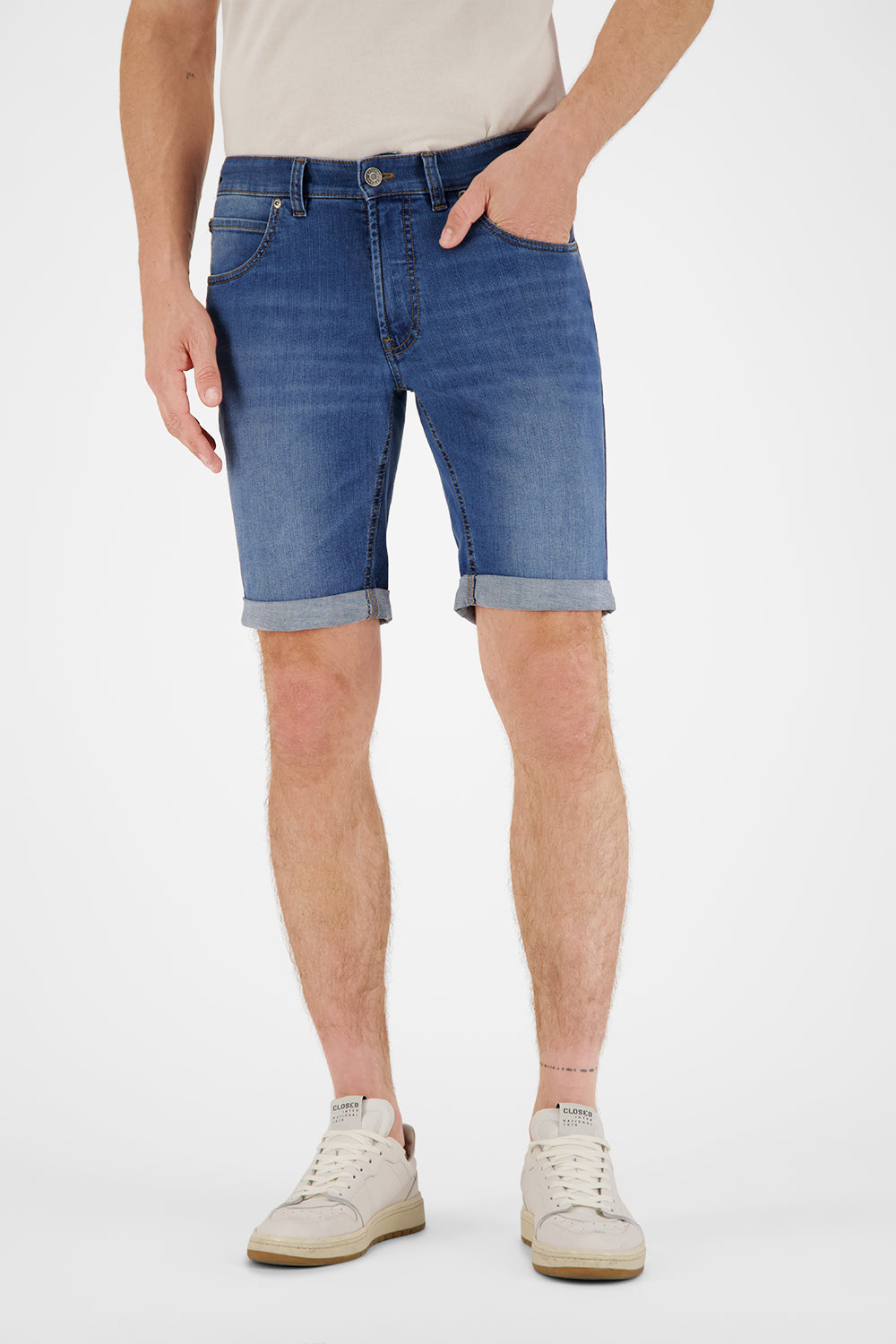 Gardeur Men Herren Hose JOHN-3 - Modern Fit - JOHN-3-471201-7167 - stone used - Blau