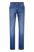Gardeur Men Herren Hose NEVIO-20 - Regular Fit - NEVIO-20-471201-7167 - stone used - Blau