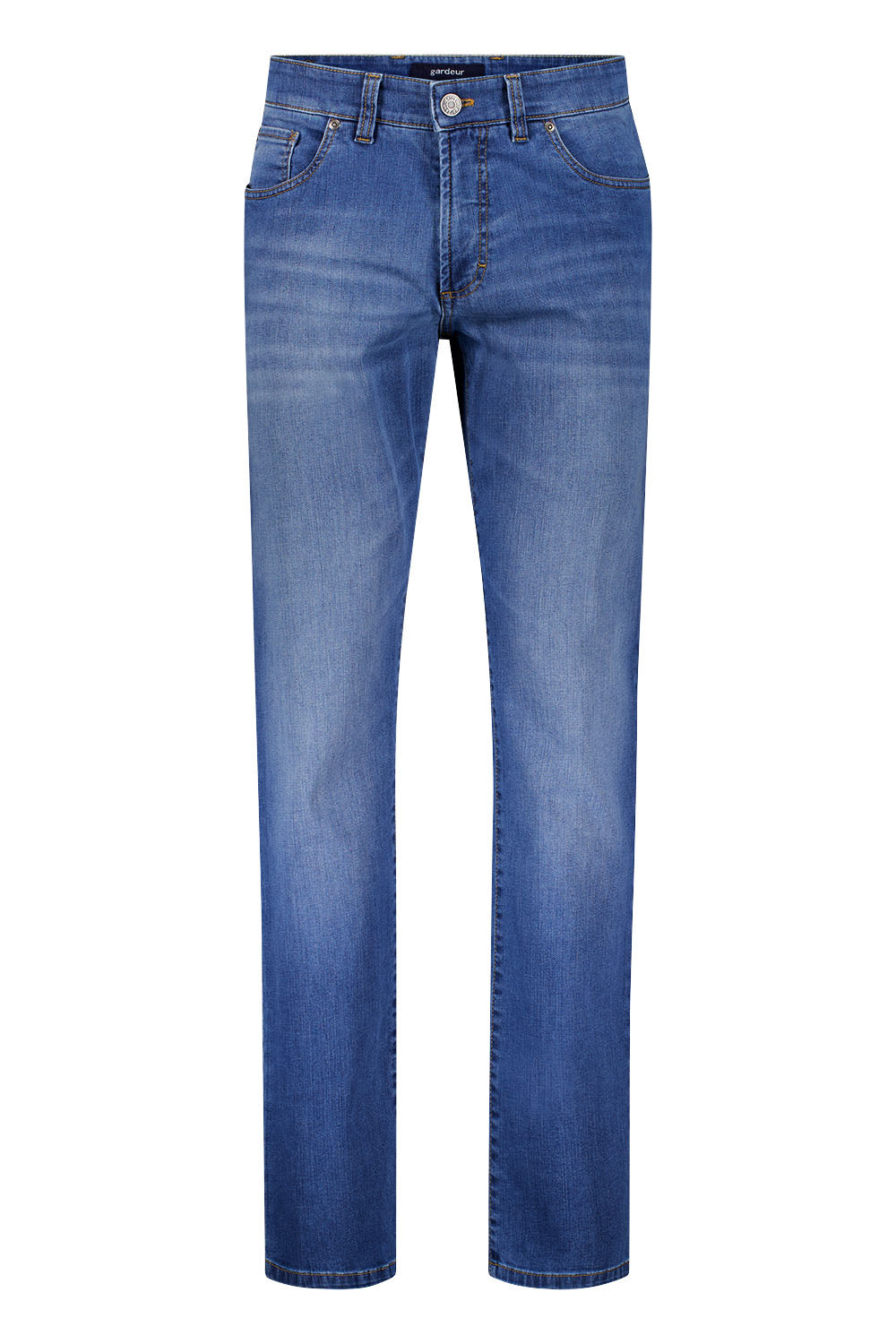Gardeur Men Herren Hose NEVIO-20 - Regular Fit - NEVIO-20-471201-7167 - stone used - Blau