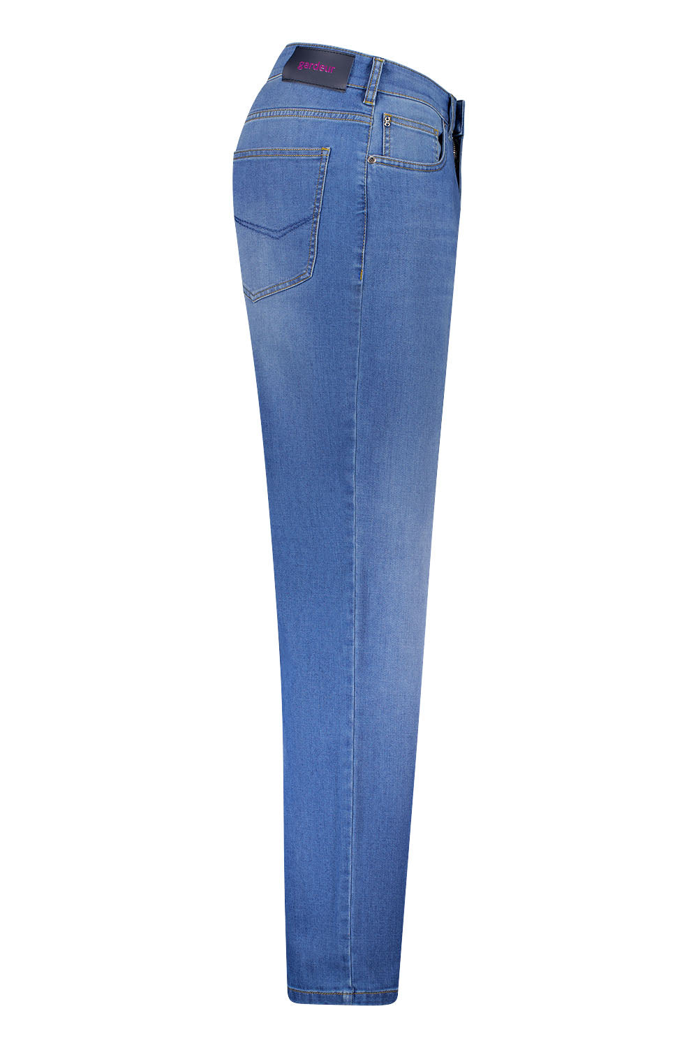 Gardeur Men Herren Hose REZA - Relaxed Fit - REZA-471691-7167 - stone used - Blau