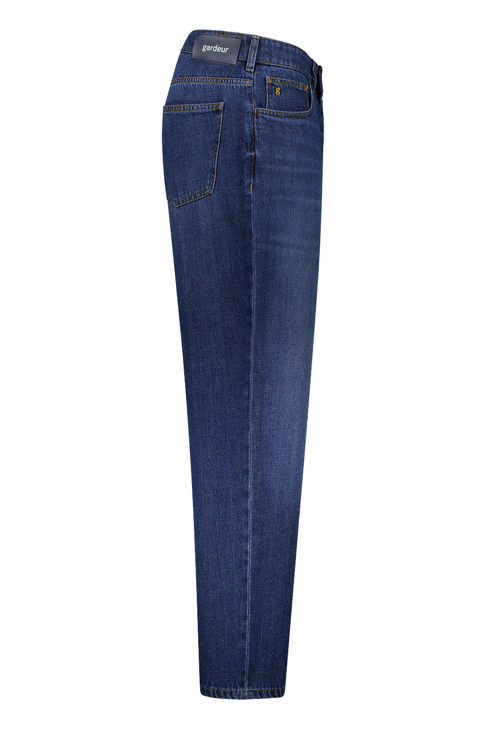Gardeur Men Herren Hose LUCA - Loose Fit - LUCA-471901-7168 - dark stone used - Blau