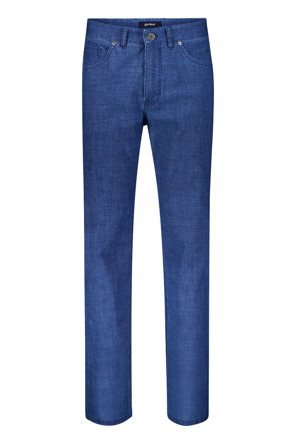 Gardeur Men Herren Hose REZA - Relaxed Fit - REZA-471531-7168 - dark stone used - Blau