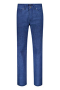 Gardeur Men Herren Hose REZA - Relaxed Fit - REZA-471531-7168 - dark stone used - Blau