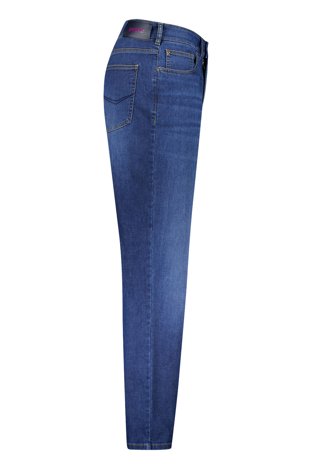 Gardeur Men Herren Hose REZA - Relaxed Fit - REZA-471691-7168 - dark stone used - Blau