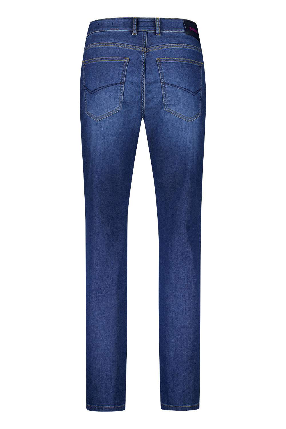 Gardeur Men Herren Hose REZA - Relaxed Fit - REZA-471691-7168 - dark stone used - Blau