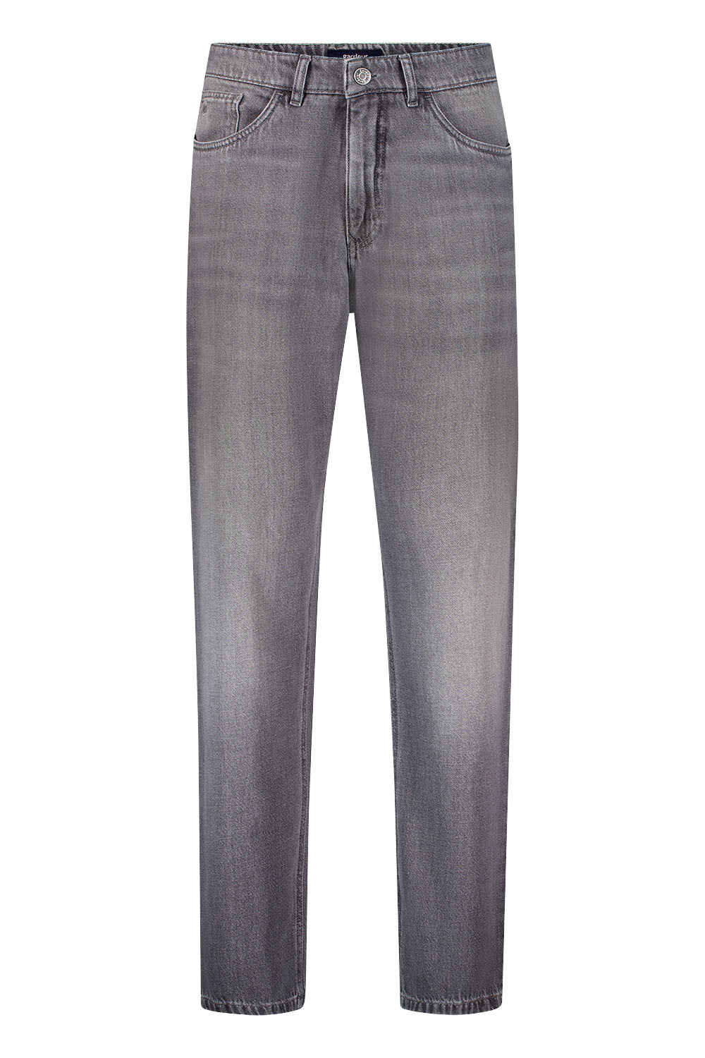 Gardeur Men Herren Hose LUCA - Loose Fit - LUCA-471901-7196 - pavement used - Grau