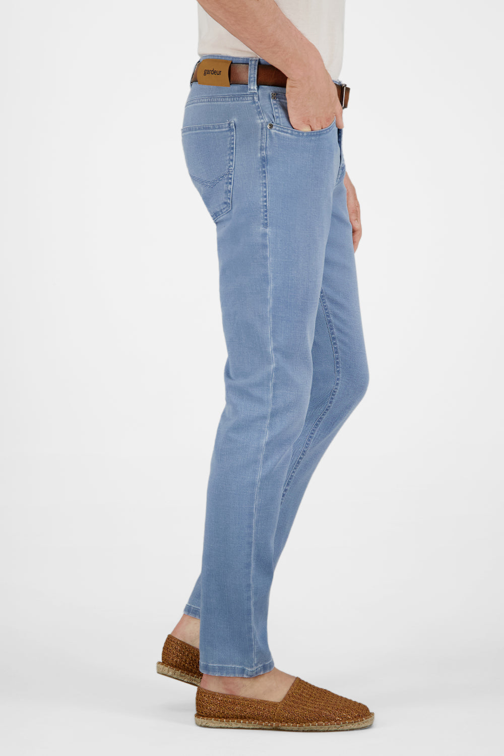 Gardeur Men Herren Hose SANDRO - Slim Fit - SANDRO-471331-7264 - hellblau - Blau