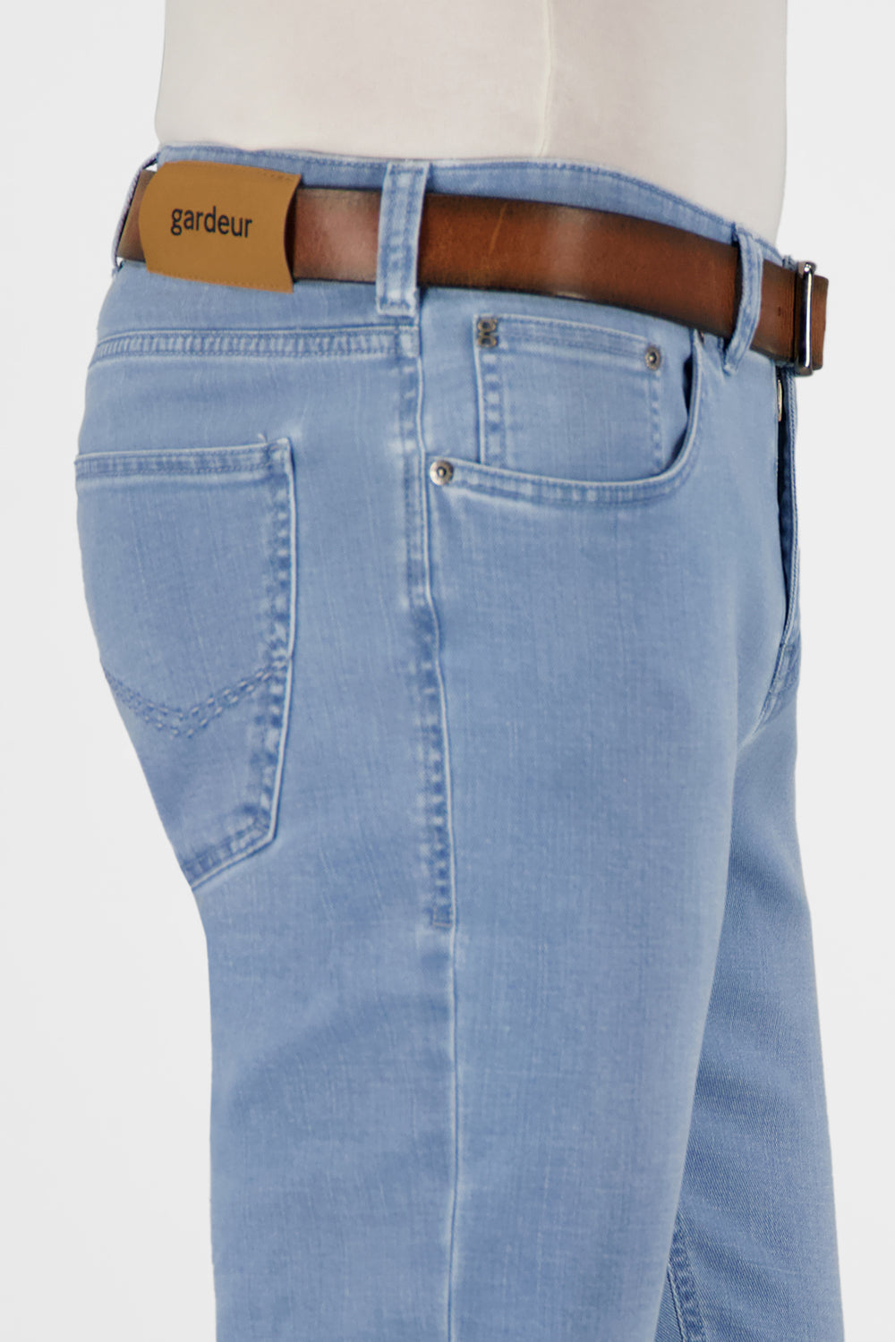 Gardeur Men Herren Hose SANDRO - Slim Fit - SANDRO-471331-7264 - hellblau - Blau