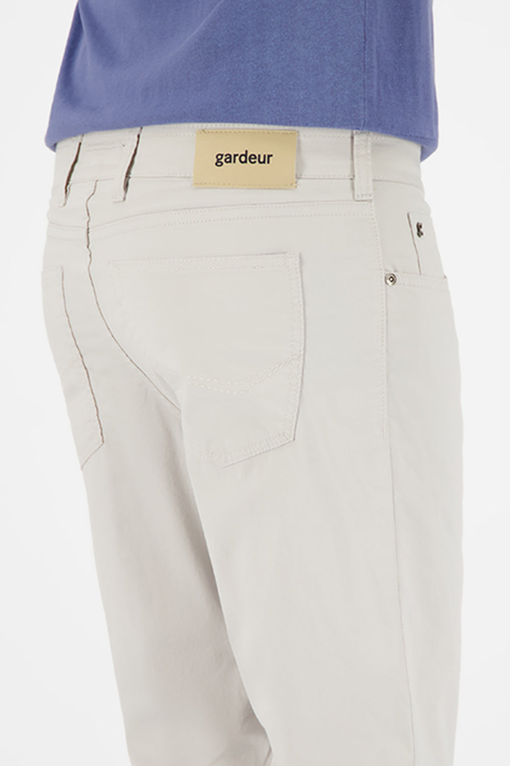 Gardeur Men Herren Hose BILL-3 - Modern Fit - BILL-3-412941-81 - hellgrau - Grau