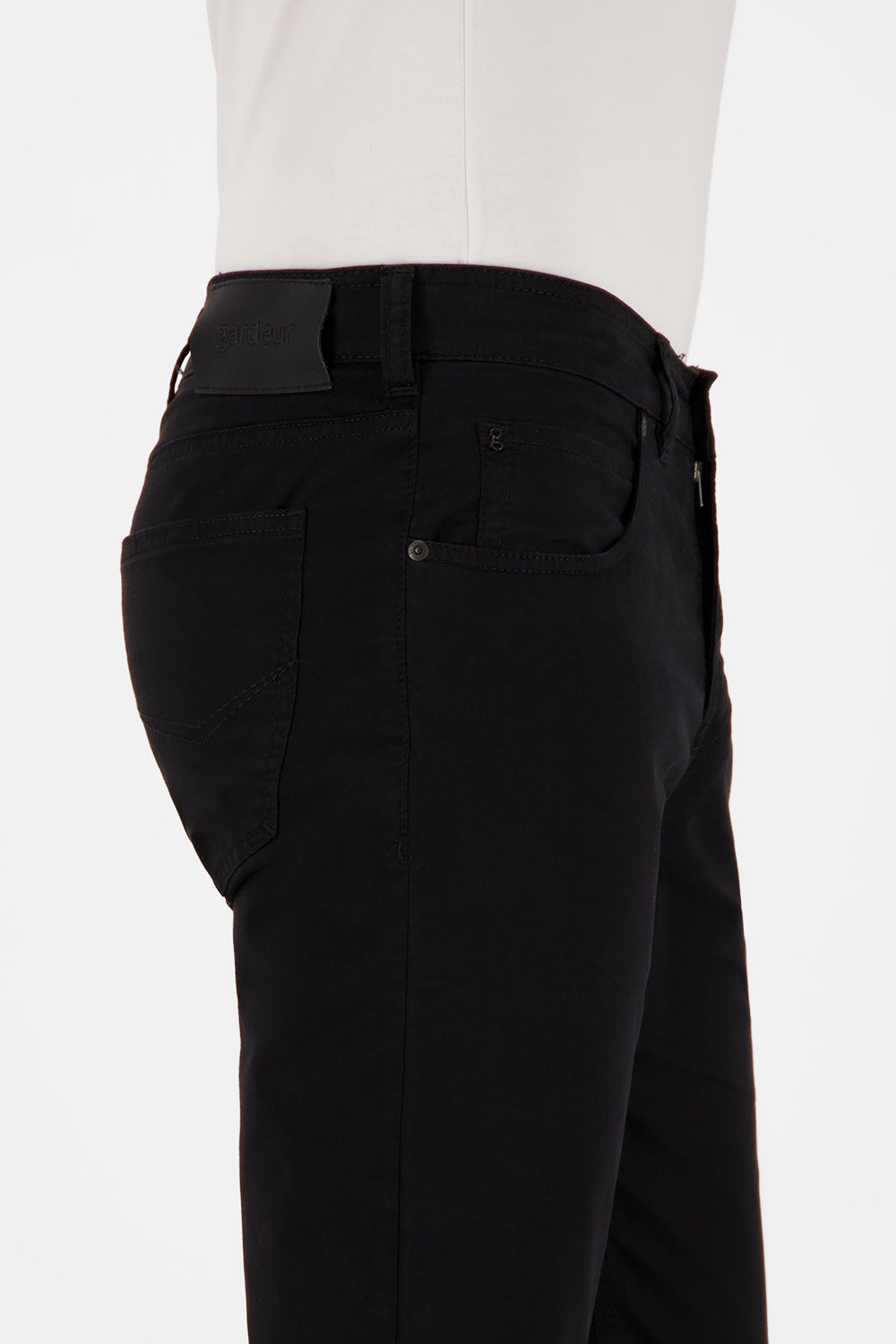 Gardeur Men Herren Hose BILL-3 - Modern Fit - BILL-3-412941-99 - schwarz - Schwarz