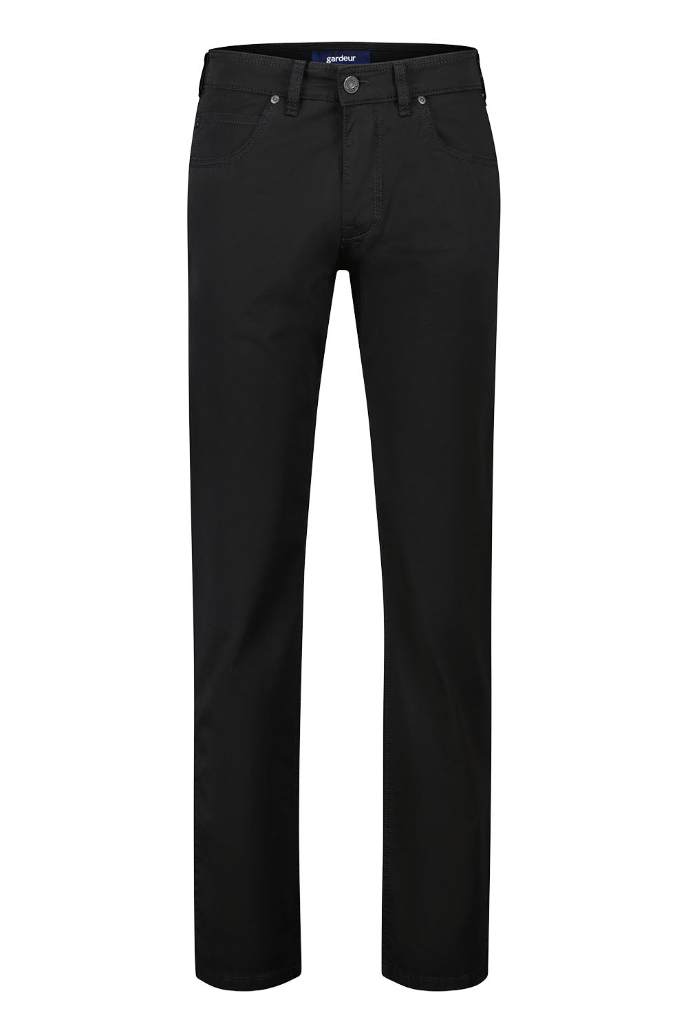 Gardeur Men Herren Hose BILL-3 - Modern Fit - BILL-3-412941-99 - schwarz - Schwarz