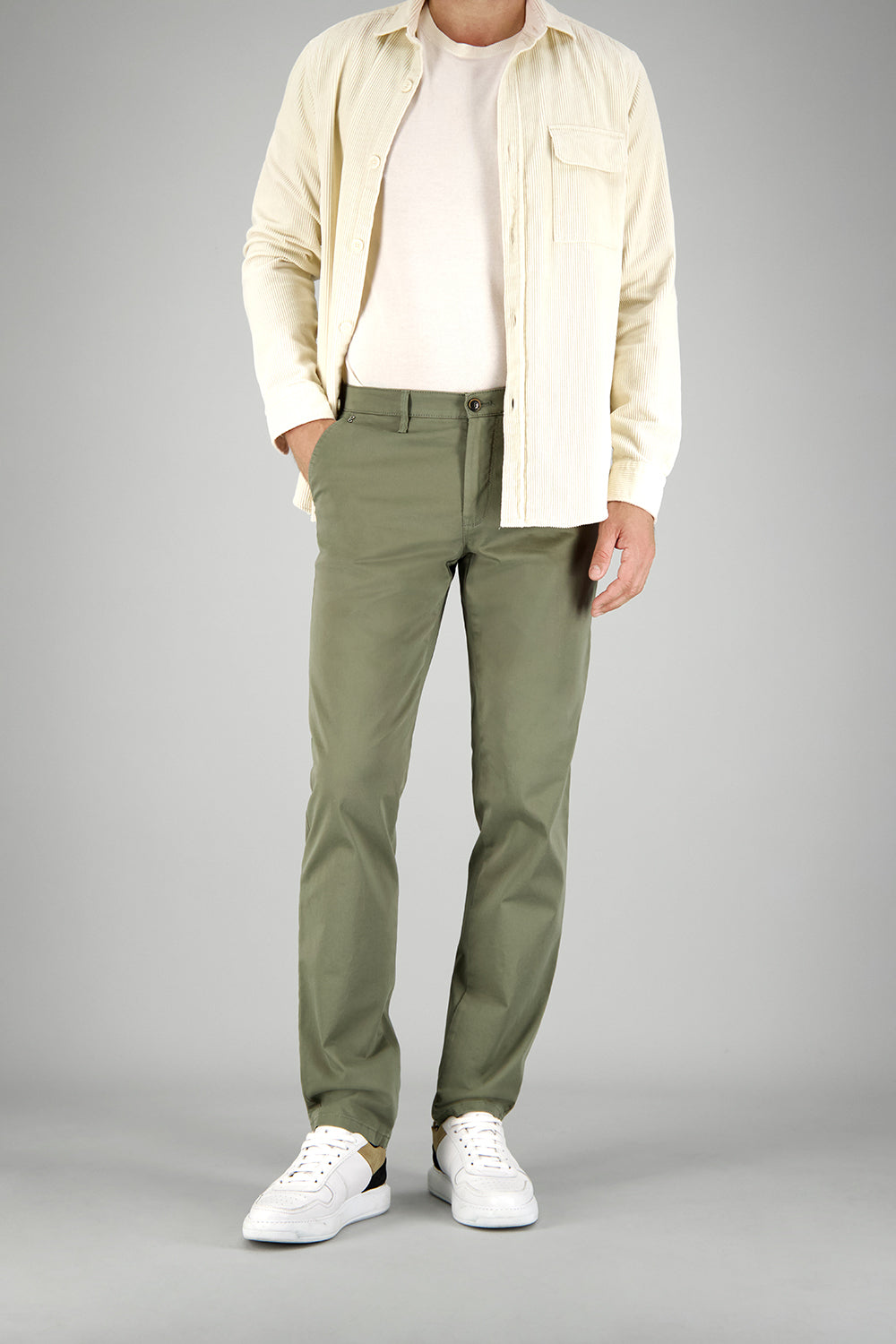 Gardeur Men Herren Jeans BENITO - Modern Fit - BENITO-411361-1074 - khaki - Grün