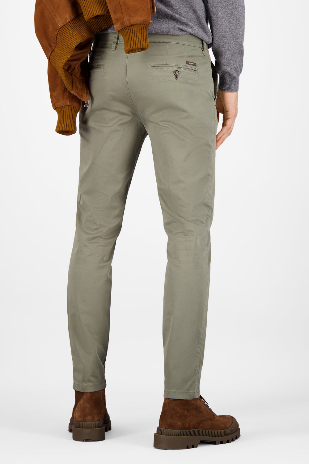 Gardeur Men Herren Hose SEVEN-1 - Slim Fit - SEVEN-1-411361-1074 - khaki - Grün