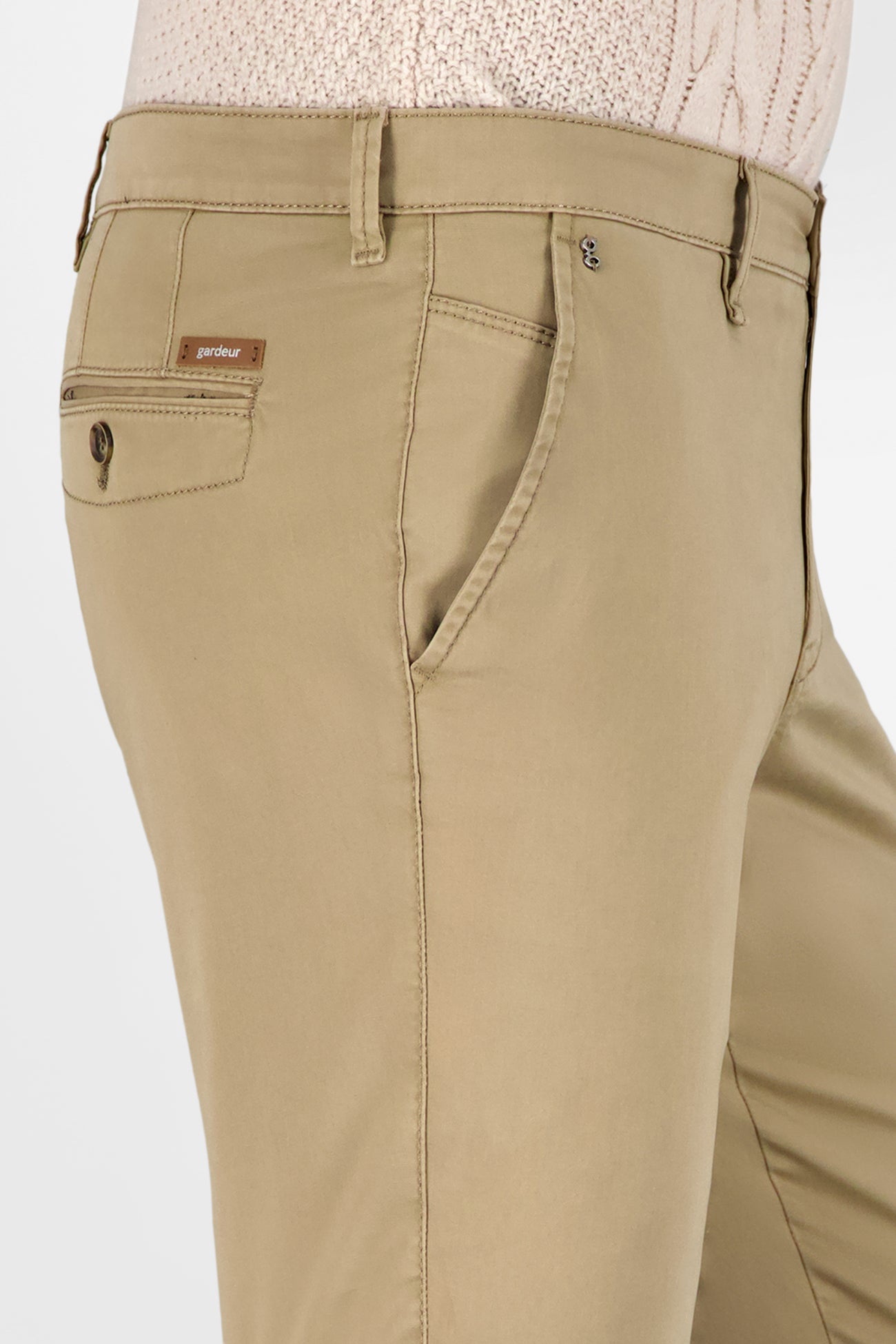 Gardeur Men Herren Hose SEVEN-1 - Slim Fit - SEVEN-1-411361-18 - camel ton - Beige