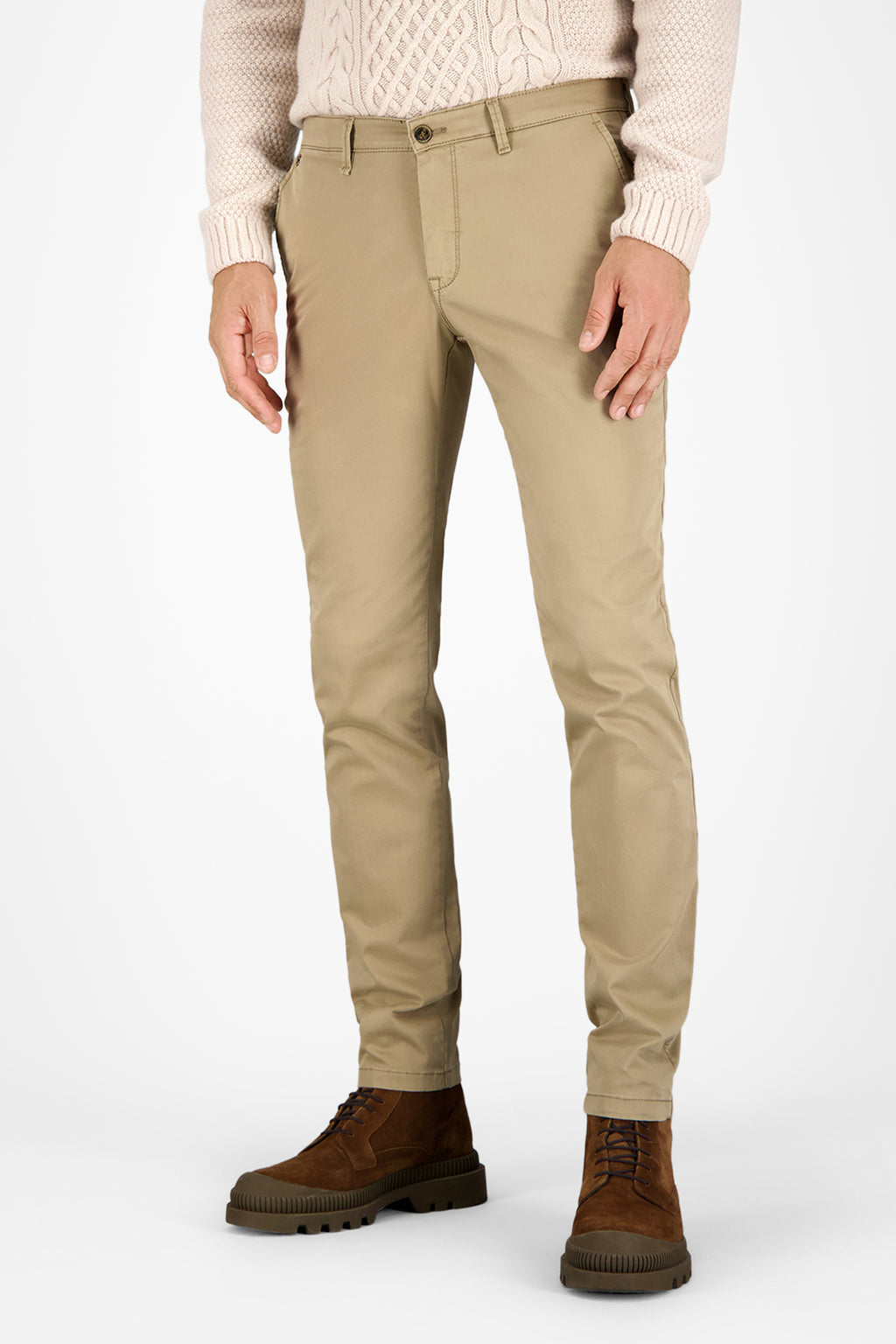 Gardeur Men Herren Hose SEVEN-1 - Slim Fit - SEVEN-1-411361-18 - camel ton - Beige