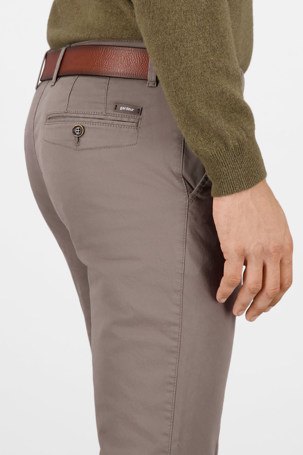 Gardeur Men Herren Hose SEVEN-1 - Slim Fit - SEVEN-1-411361-20 - dunkelbeige - Beige