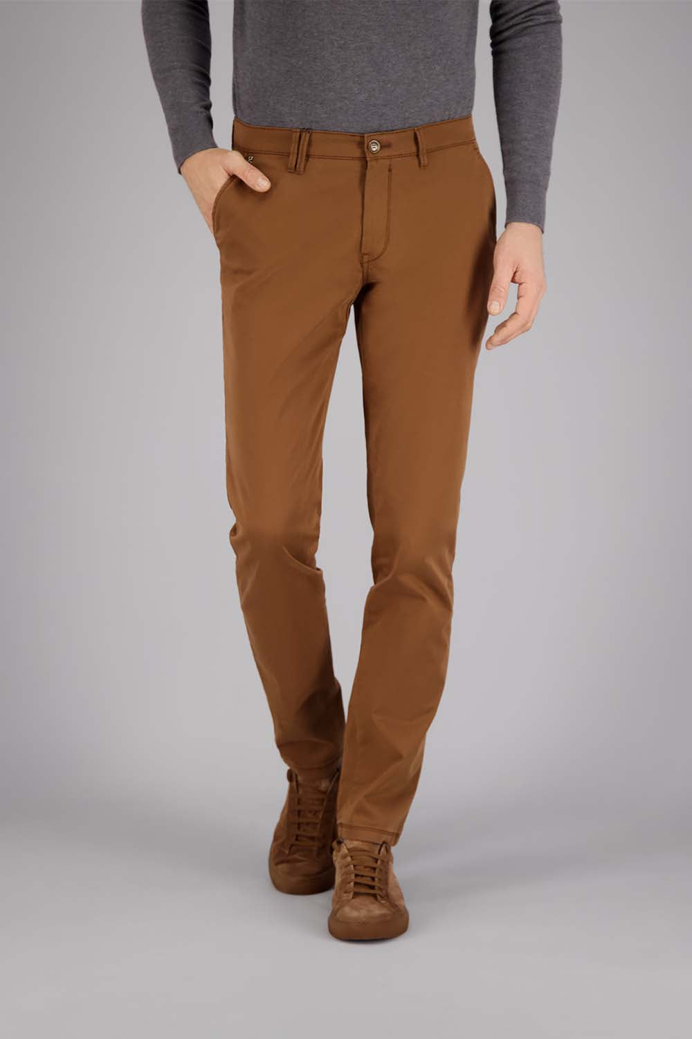 Gardeur Men Herren Hose SEVEN-1 - Slim Fit - SEVEN-1-411361-54 - orange ton - Orange