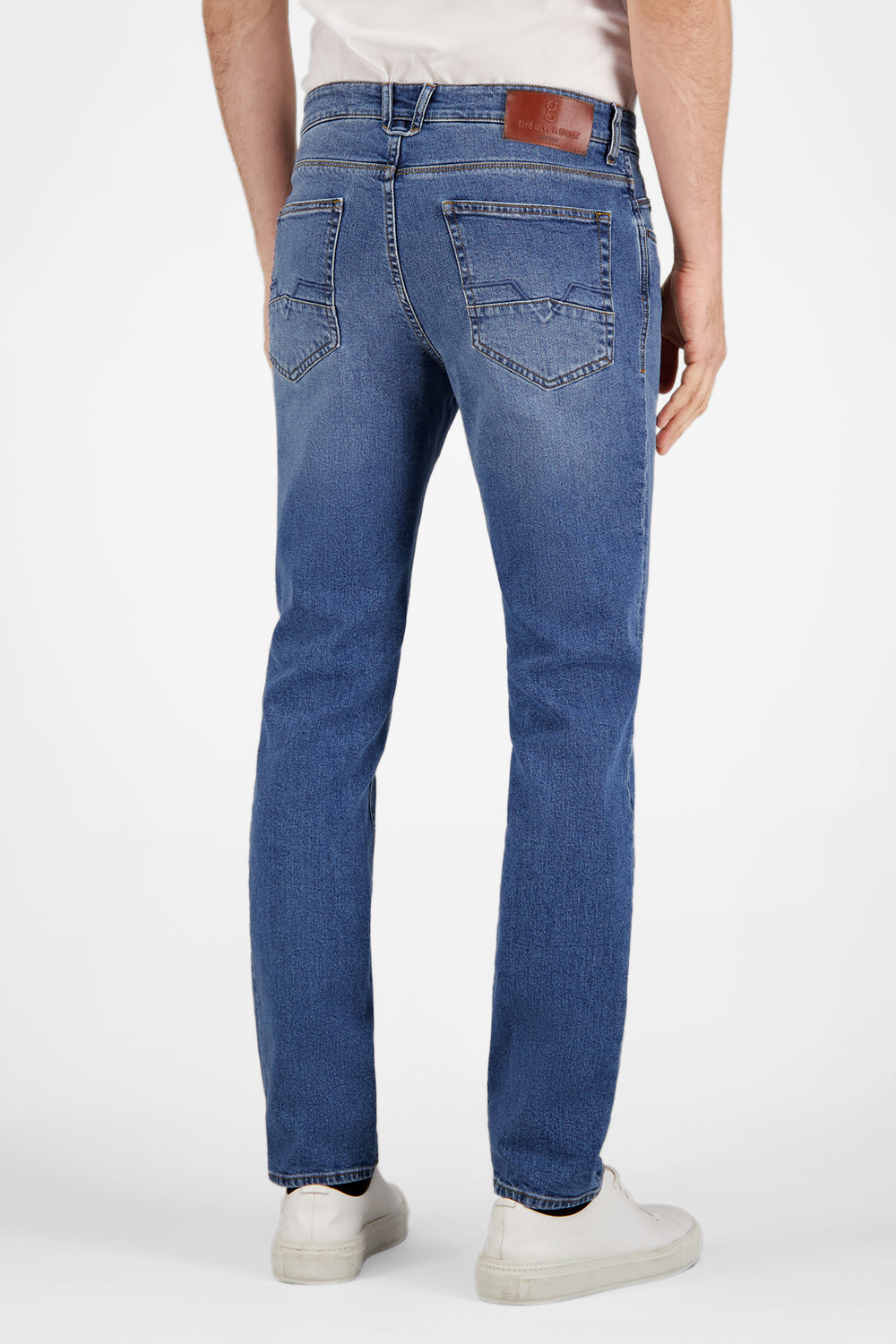 Gardeur Men Herren Hose BENNET - Modern Fit - BENNET-471021-7167 - stone used - Blau