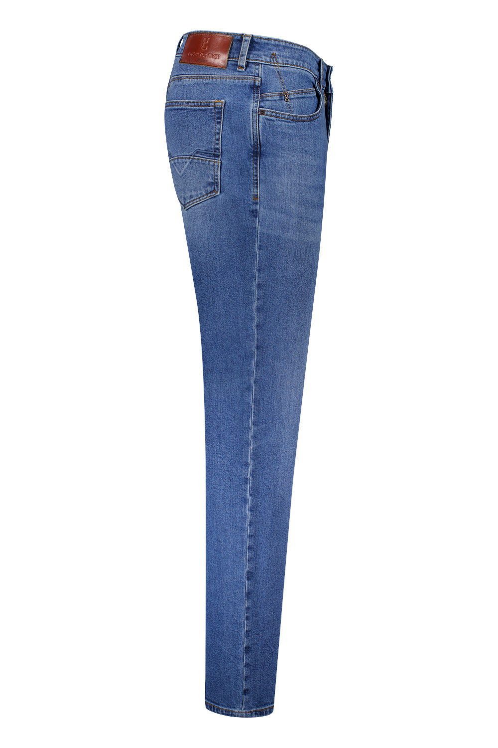 Gardeur Men Herren Hose BENNET - Modern Fit - BENNET-471021-7167 - stone used - Blau