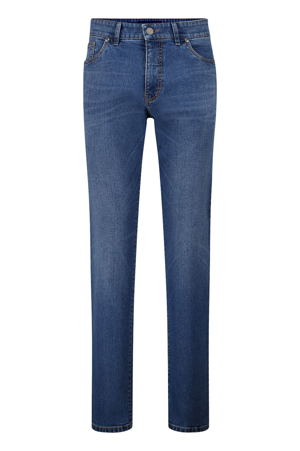 Gardeur Men Herren Hose NEO - Regular Fit - NEO-471221-7167 - stone used - Blau