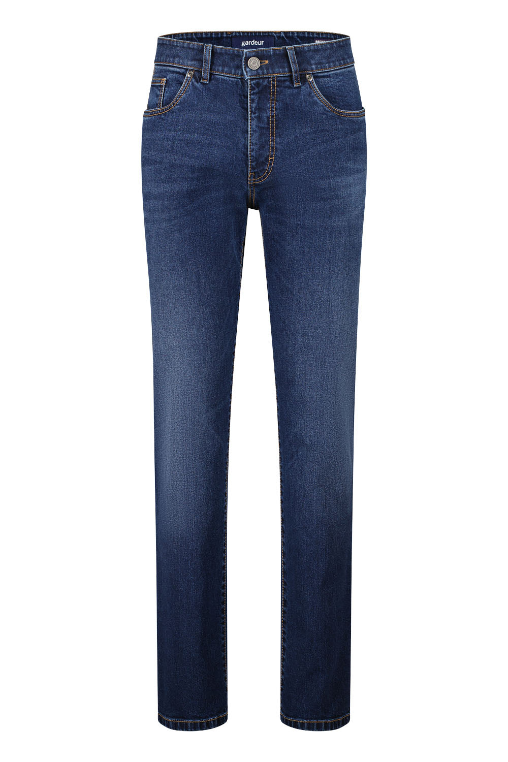 Gardeur Men Herren Hose NEO - Regular Fit - NEO-471221-7168 - dark stone used - Blau