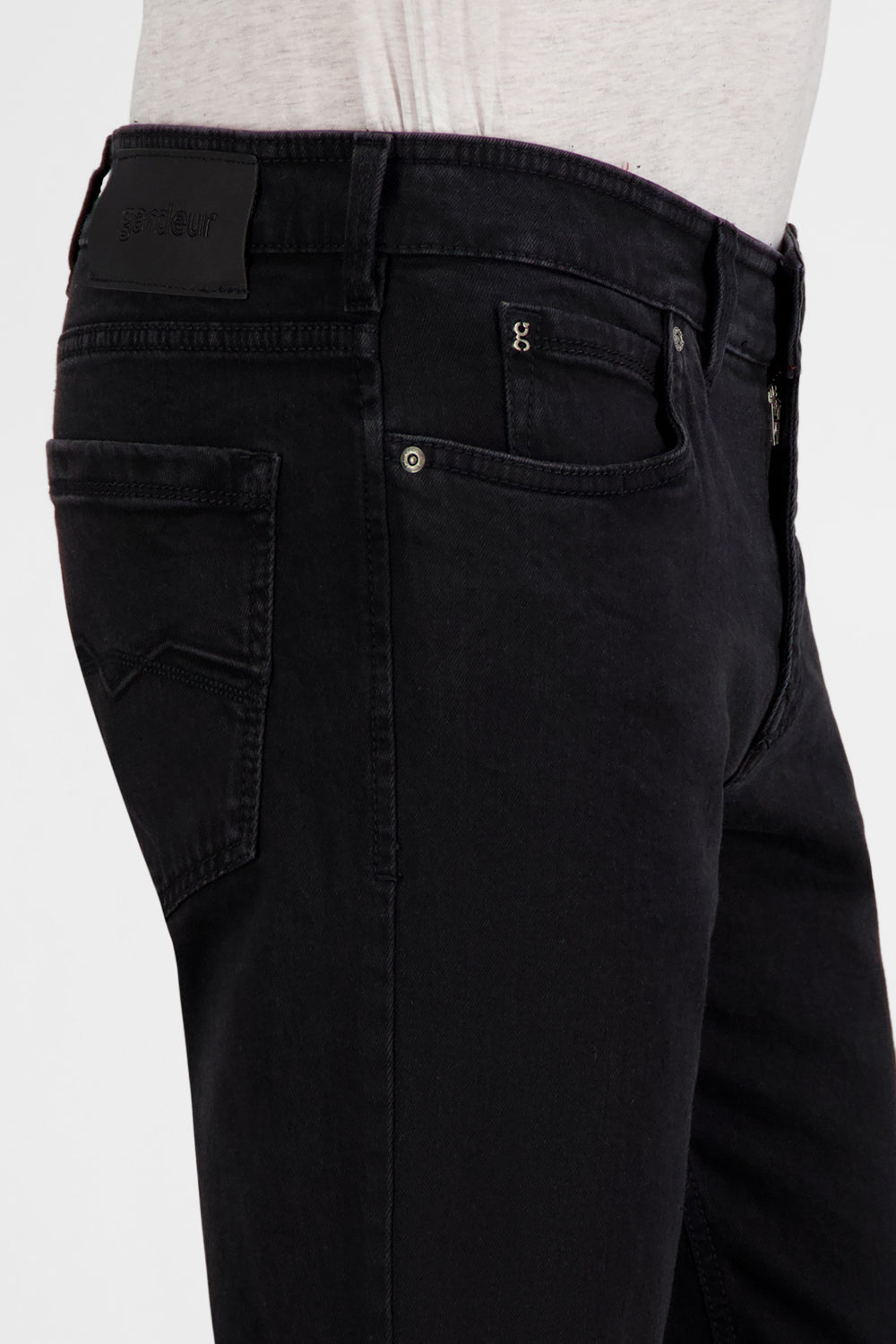 Gardeur Men Herren Jeans BATU-2 - Modern Fit - BATU-2-71001-799 - black/black - Schwarz