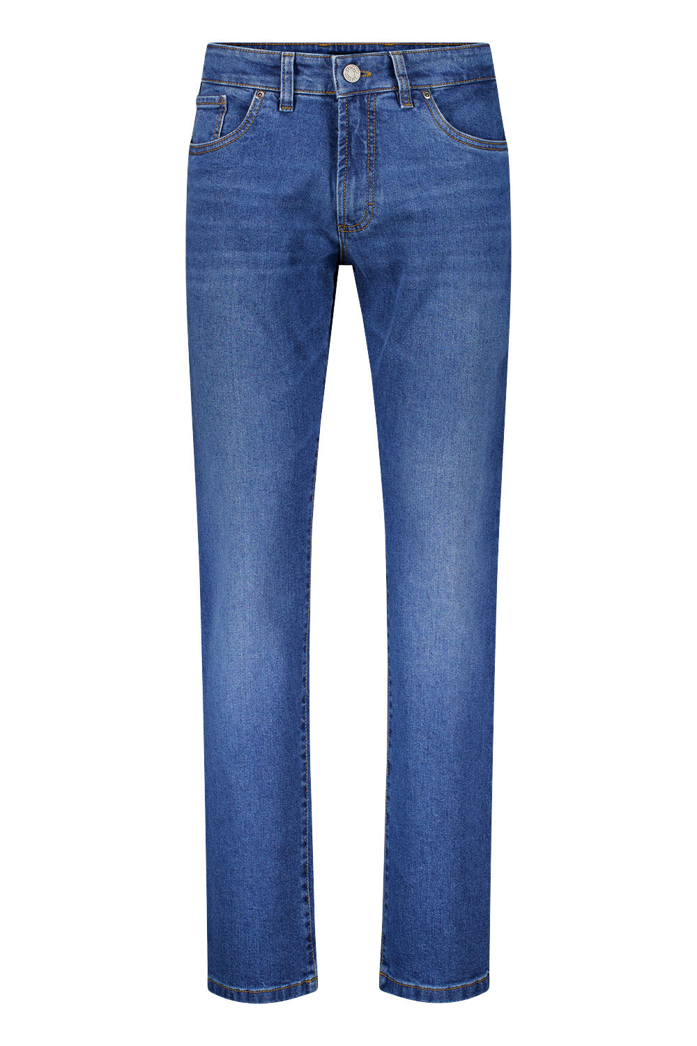 Gardeur Men Herren Jeans NEVIO-20 - Regular Fit - NEVIO-20-472471-7167 - stone used - Blau