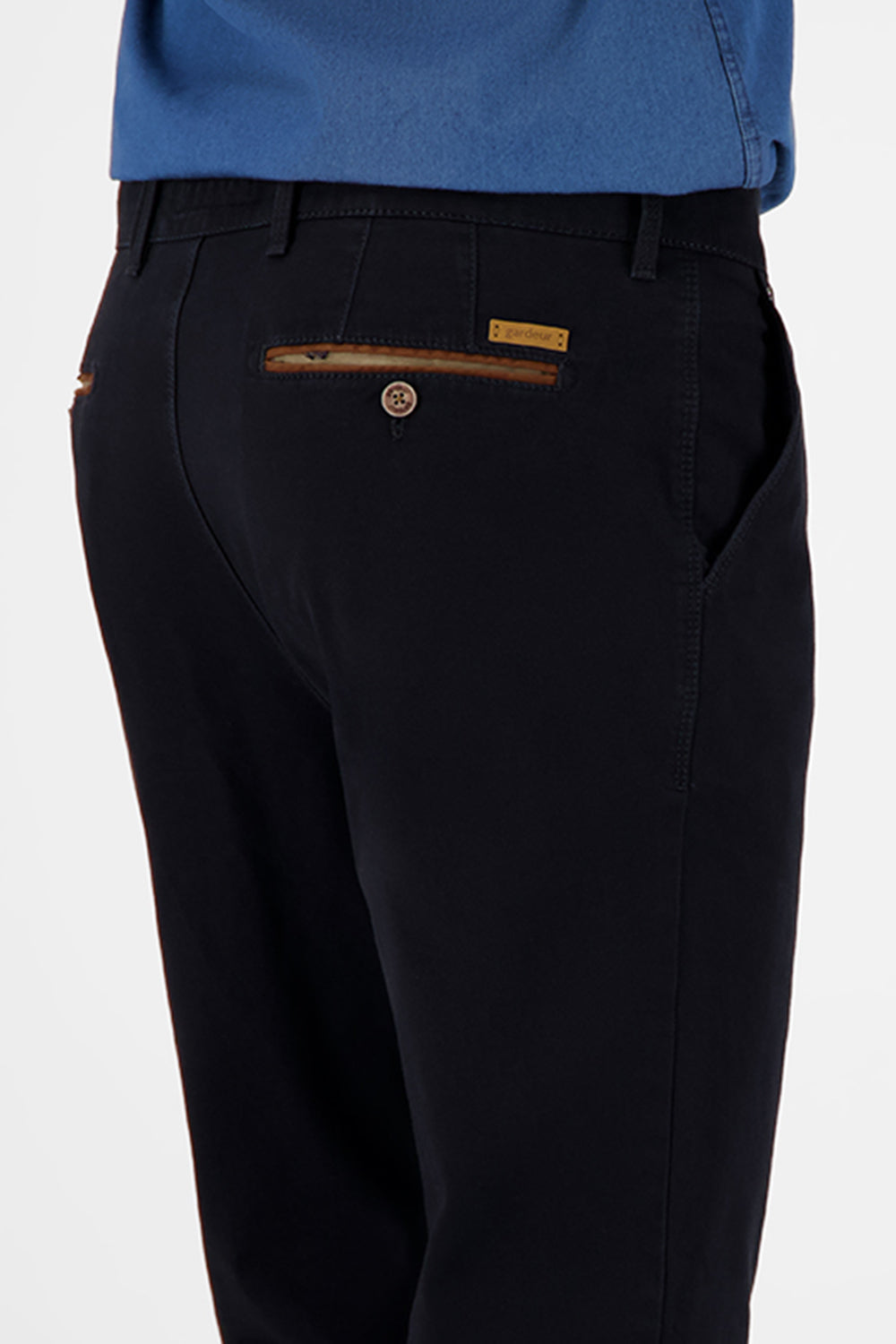 Gardeur Men Herren Hose BENNY-3 - Modern Fit - BENNY-3-418861-1069 - dunkelmarine - Blau