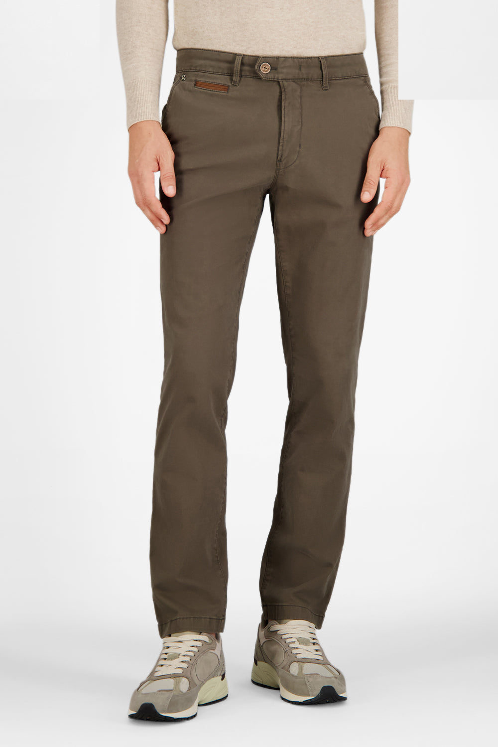Gardeur Men Herren Hose BENNY-3 - Modern Fit - BENNY-3-418861-1074 - khaki - Grün