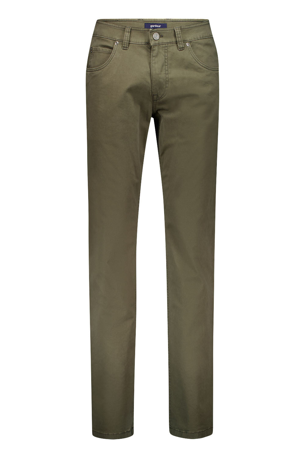 Gardeur Men Herren Hose BILL-3 - Modern Fit - BILL-3-418861-1074 - khaki - Grün