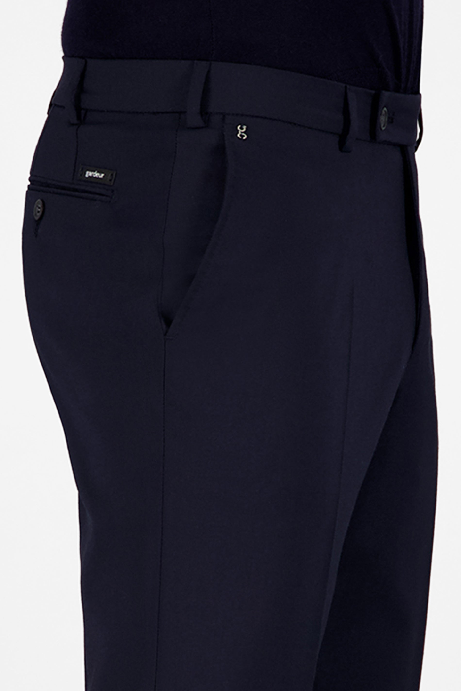 Gardeur Men Herren Hose BARDO-5 - Modern Fit - BARDO-5-110311-1069 - dunkelmarine - Blau