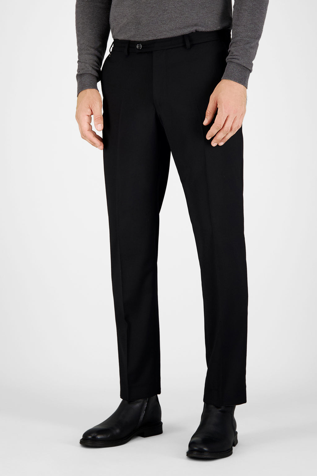 Gardeur Men Herren Hose BARDO-5 - Modern Fit - BARDO-5-110311-1099 - schwarz - Schwarz