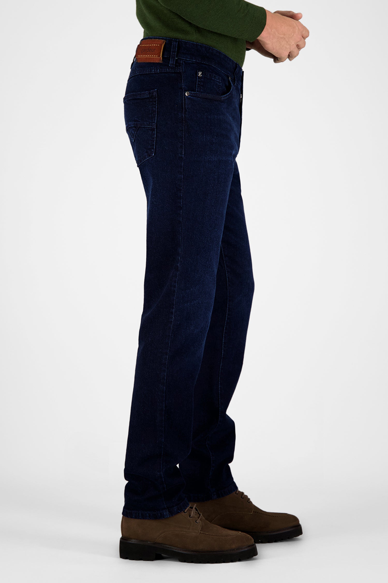 Gardeur Men Herren Hose NEO - Regular Fit - NEO-471221-7169 - dark rinse used - Schwarz