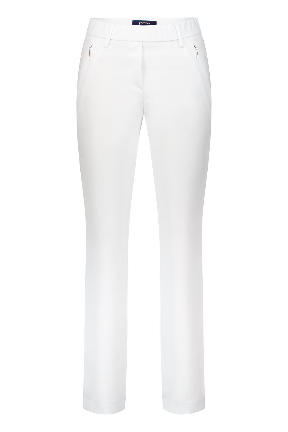 Gardeur Women Damen Hose ZENE57 - Slim - ZENE57-602471-1001 - weiss - Weiß