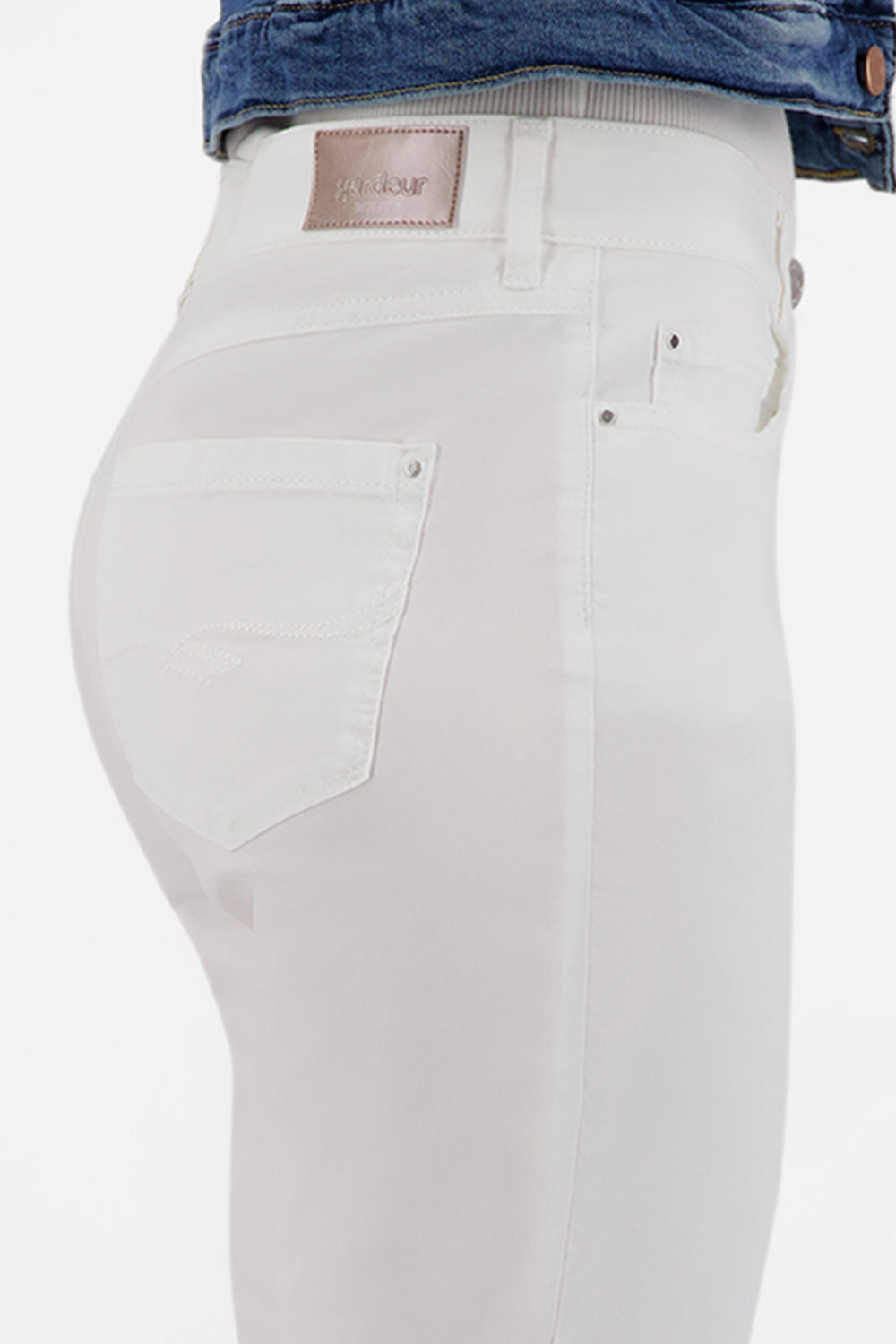Gardeur Women Damen Hose CORAH - Special Fit - CORAH-90001-1002 - weiss - Weiß