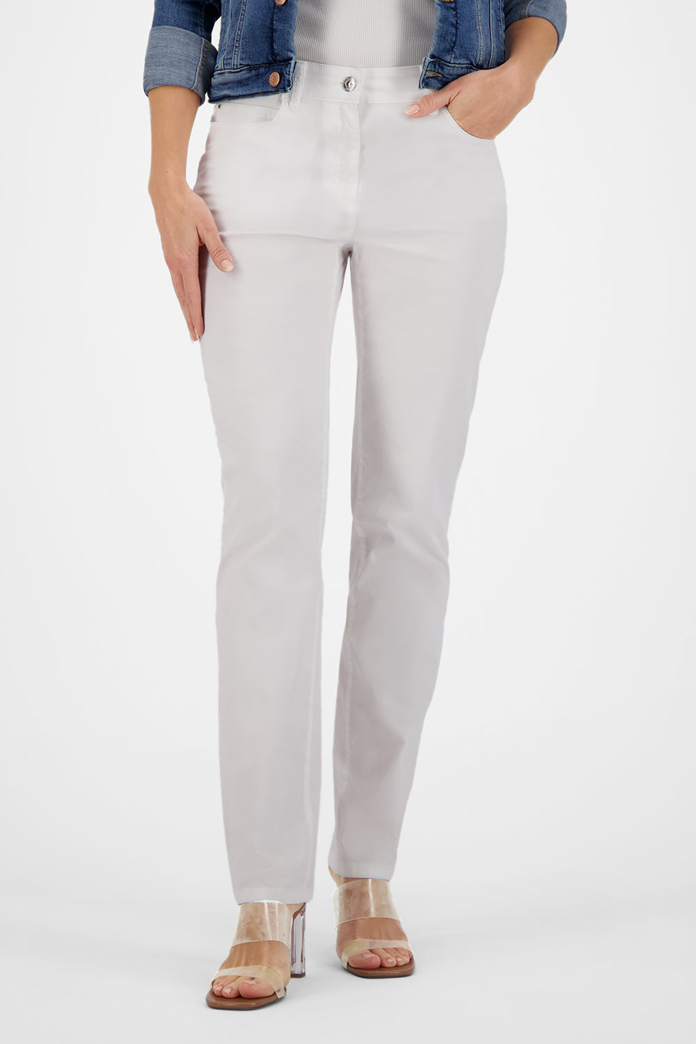 Gardeur Women Damen Hose CORAH - Special Fit - CORAH-90001-1002 - weiss - Weiß