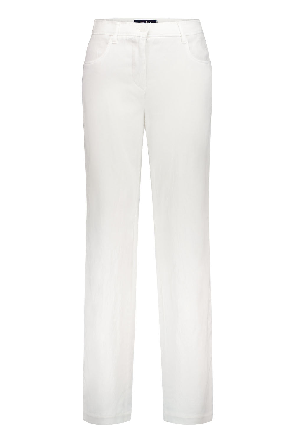 Gardeur Women Damen Hose FRIEDA12 - Feminine - FRIEDA12-80581-1002 - weiss - Weiß