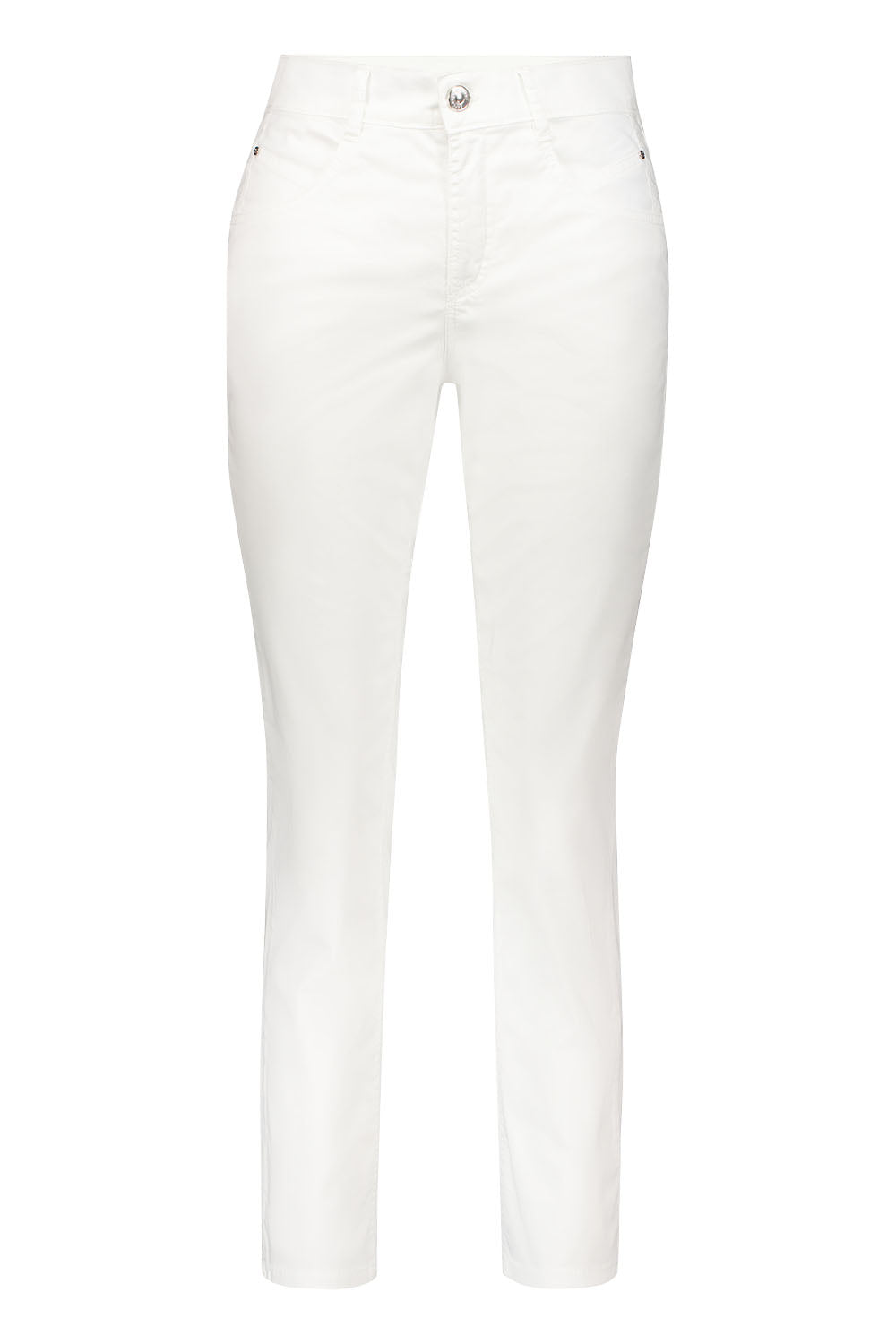 Gardeur Women Damen Hose ZURI128 - Slim - ZURI128-80661-1002 - weiss - Weiß