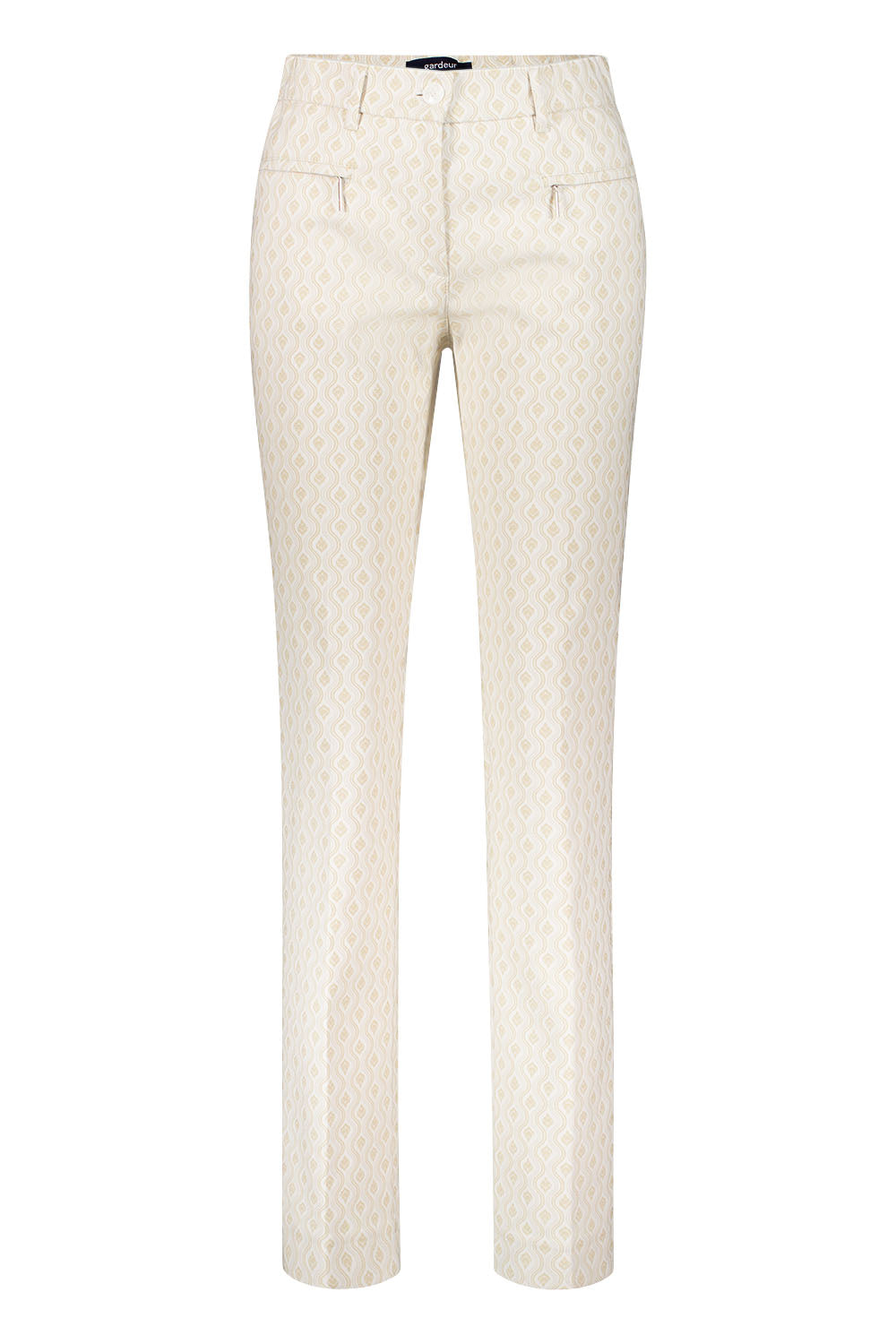 Gardeur Women Damen Hose ZENE51 - Slim - ZENE51-646141-1011 - hellbeige - Beige