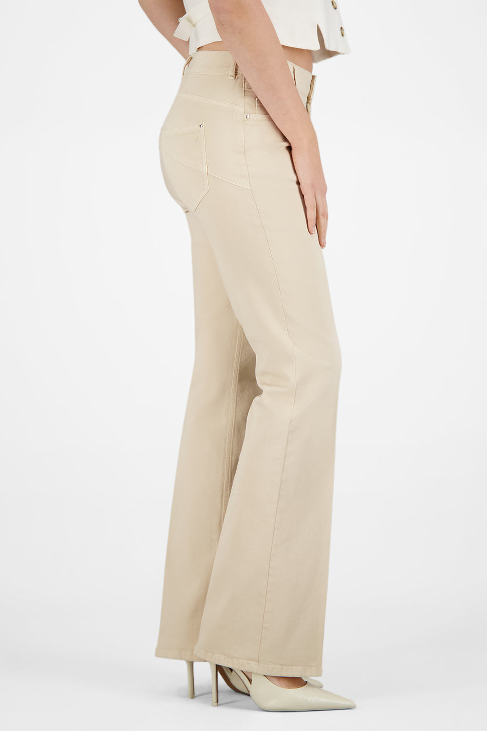 Gardeur Women Damen Hose ZURI126 - Slim - ZURI126-80731-1011 - hellbeige - Beige