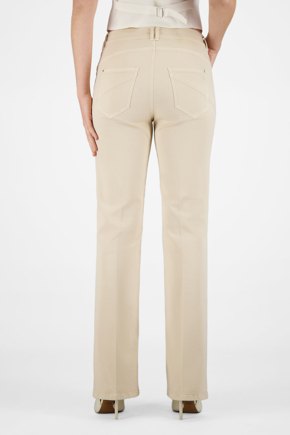 Gardeur Women Damen Hose ZURI126 - Slim - ZURI126-80731-1011 - hellbeige - Beige
