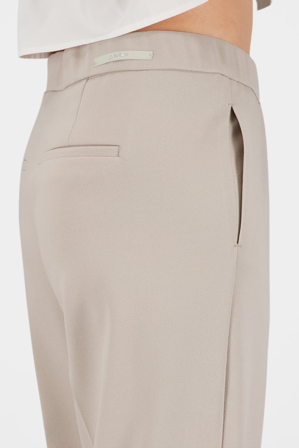 Gardeur Women Damen Hose FRANCA800 - Feminine Fit - FRANCA800-601371-1012 - hellbeige - Grau