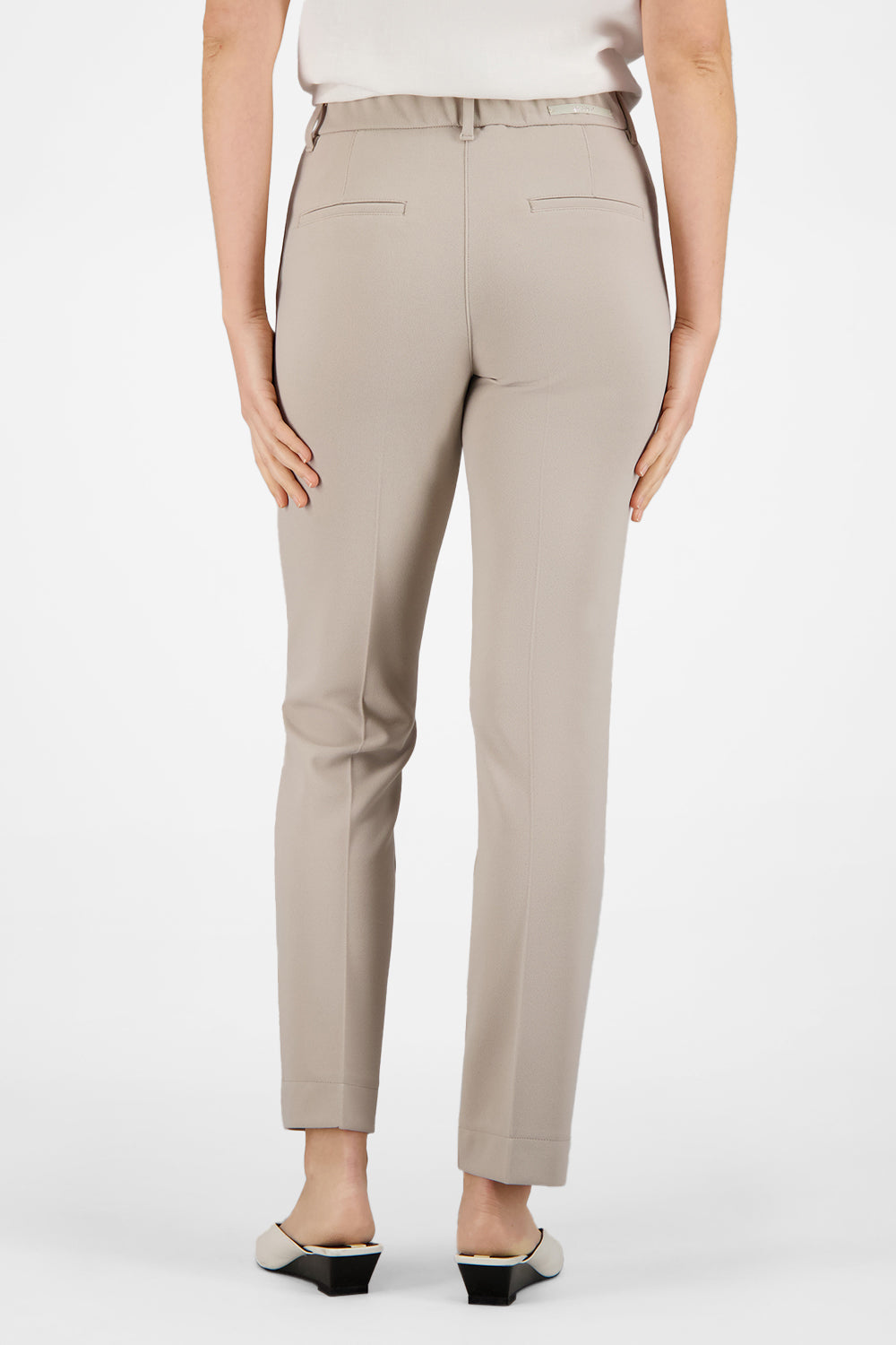 Gardeur Women Damen Hose ZENE51 - Slim Fit - ZENE51-601371-1012 - hellbeige - Grau