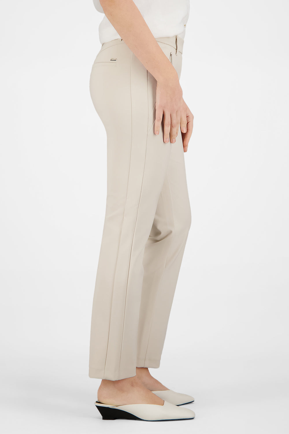 Gardeur Women Damen Hose ZENE57 - Slim - ZENE57-602471-1013 - sand - Beige