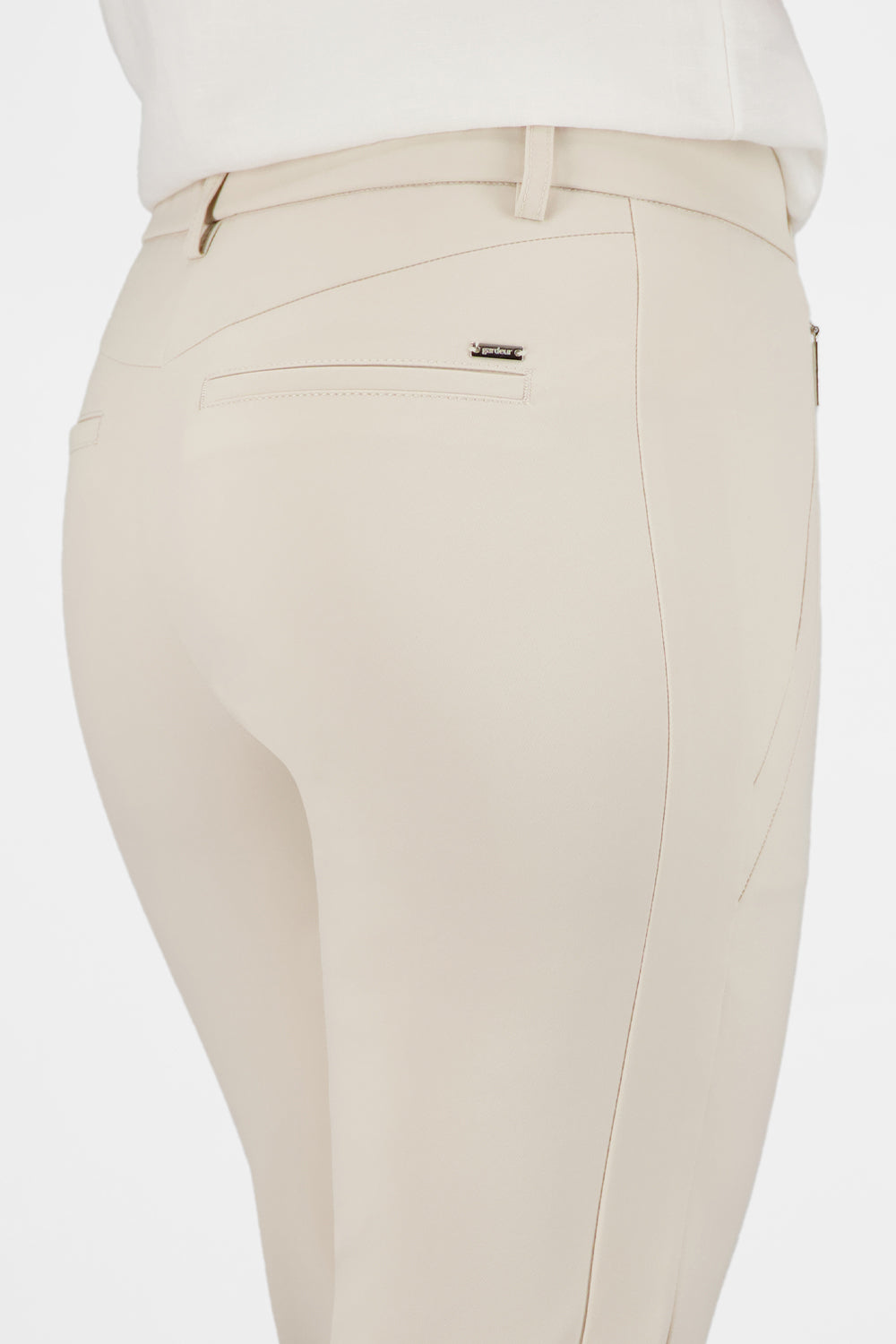 Gardeur Women Damen Hose ZENE57 - Slim - ZENE57-602471-1013 - sand - Beige